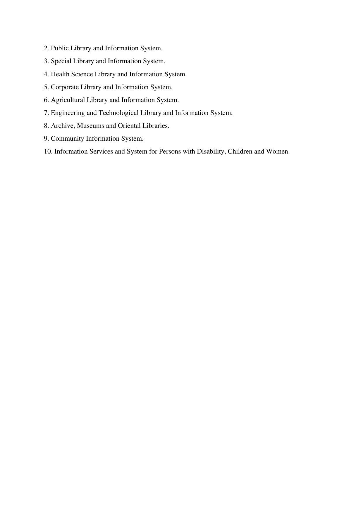 AP RCET Library & Information Science Syllabus - Page 6