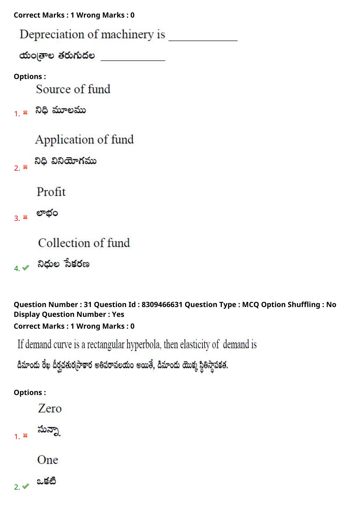 APPGCET 2024 Commerce Paper with Answer Key - Page 22