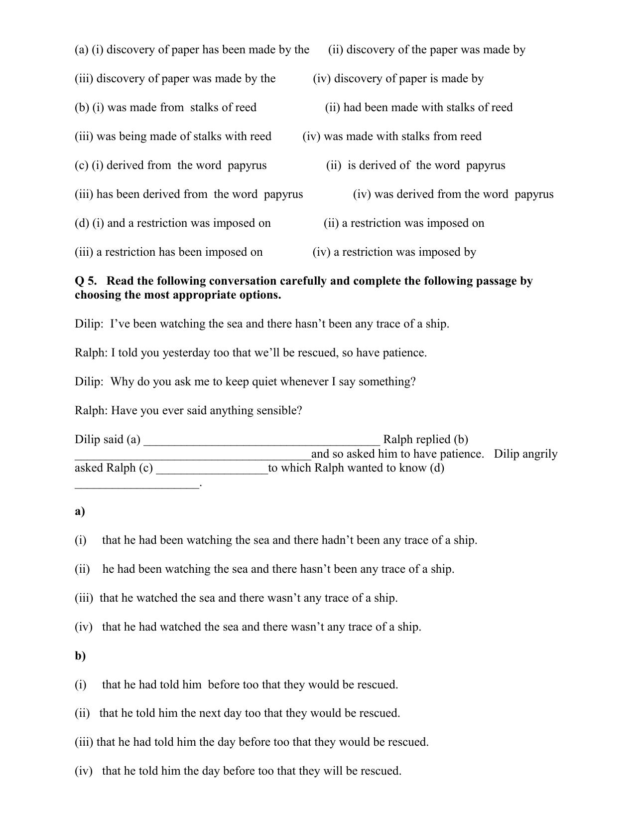 CBSE Worksheets for Class 10 English Assignment 15 - Page 10