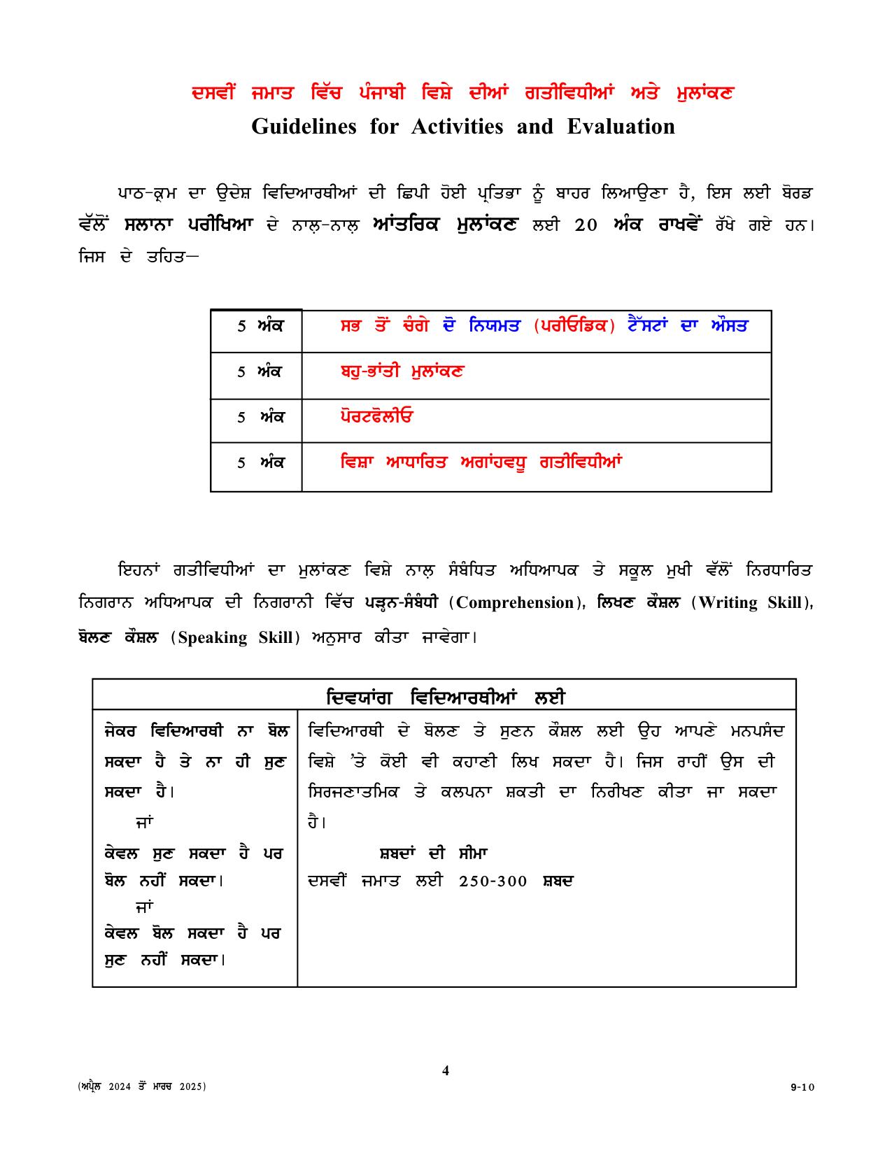 CBSE Class IX & X Punjabi Syllabus - Page 10
