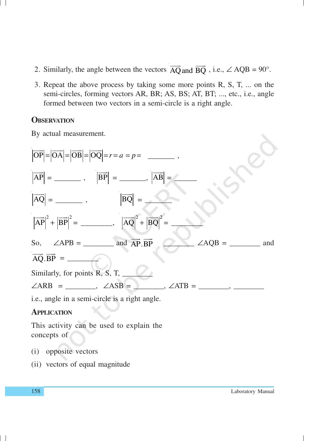 NCERT Laboratory Manuals for Class XII Mathematics - Activities (21- 27) - Page 2