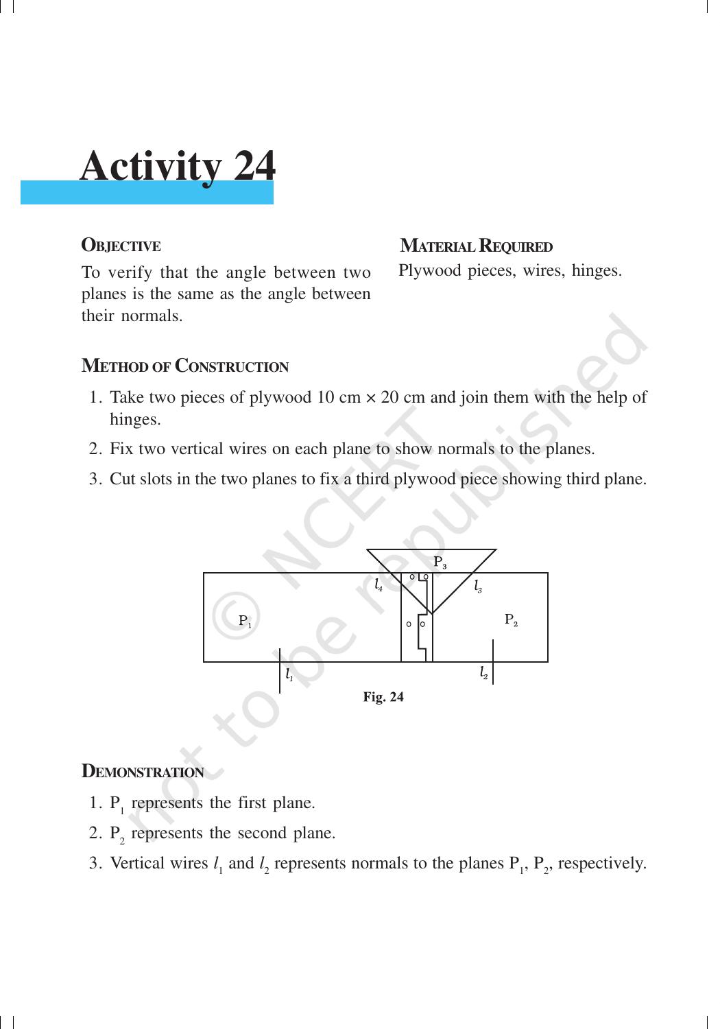 NCERT Laboratory Manuals for Class XII Mathematics - Activities (21- 27) - Page 9