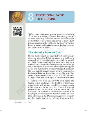 NCERT Book for Class 7 Social Science(History): Chapter 8-Devotional Paths to the Divine