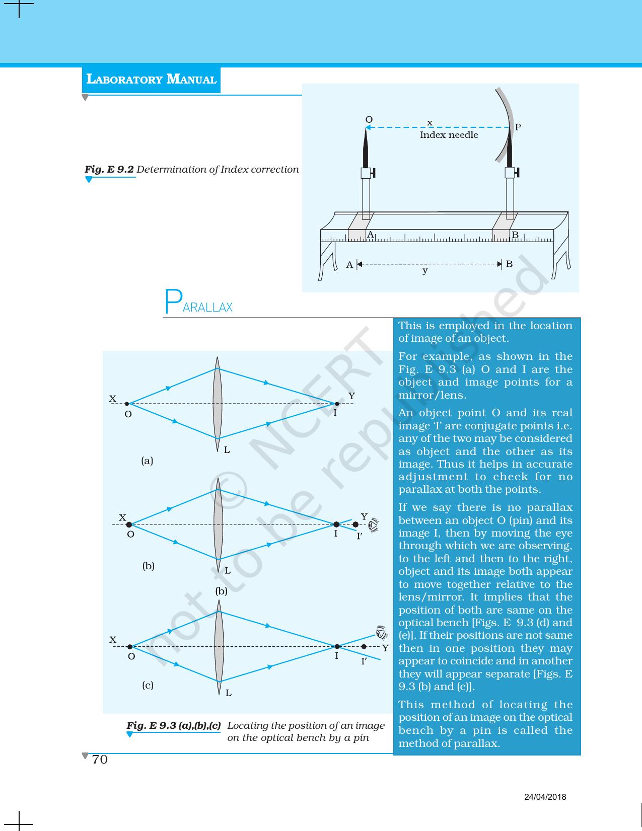 NCERT Laboratory Manuals for Class XII Physics - Experiment 8 & 9 - Page 6