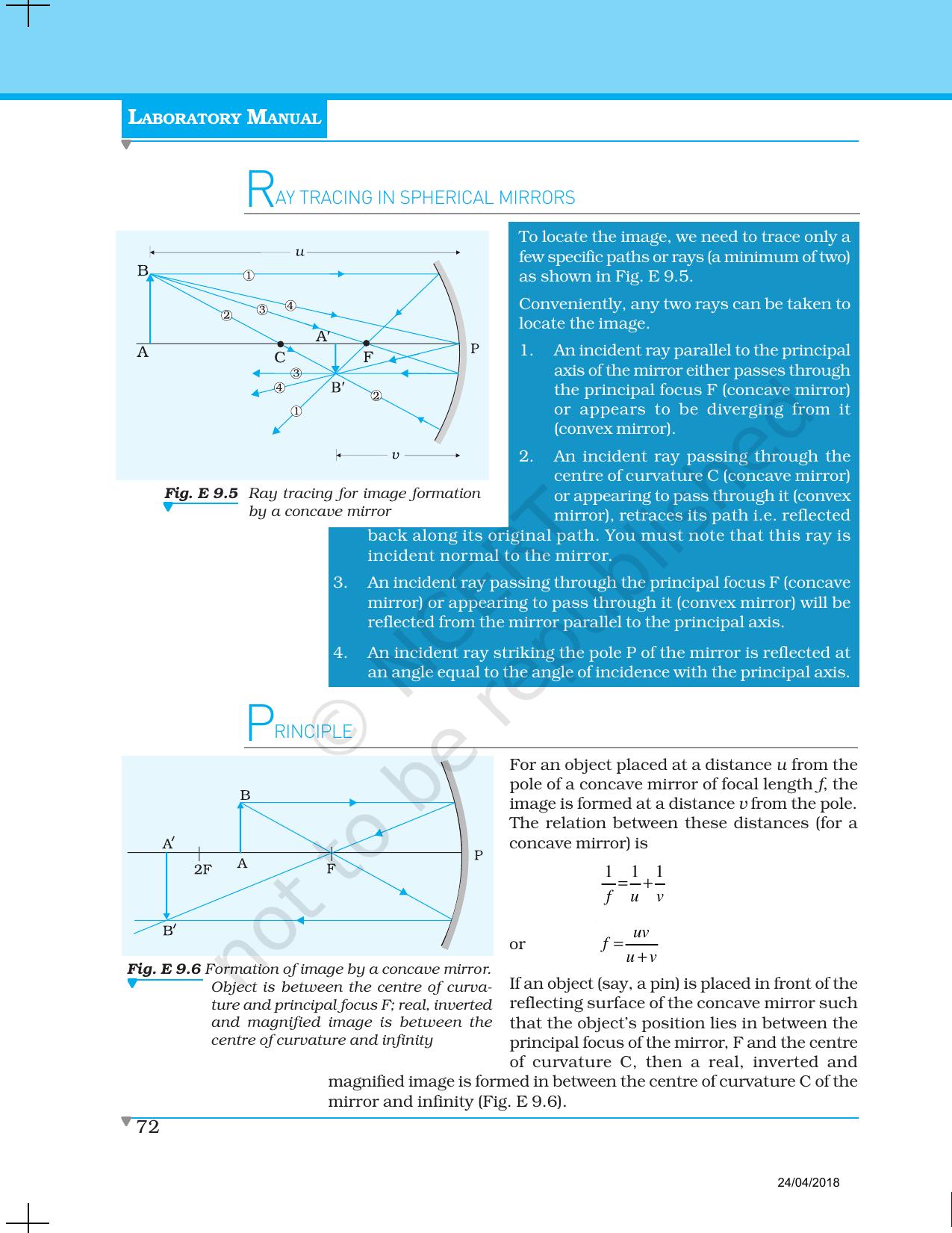 NCERT Laboratory Manuals for Class XII Physics - Experiment 8 & 9 - Page 8