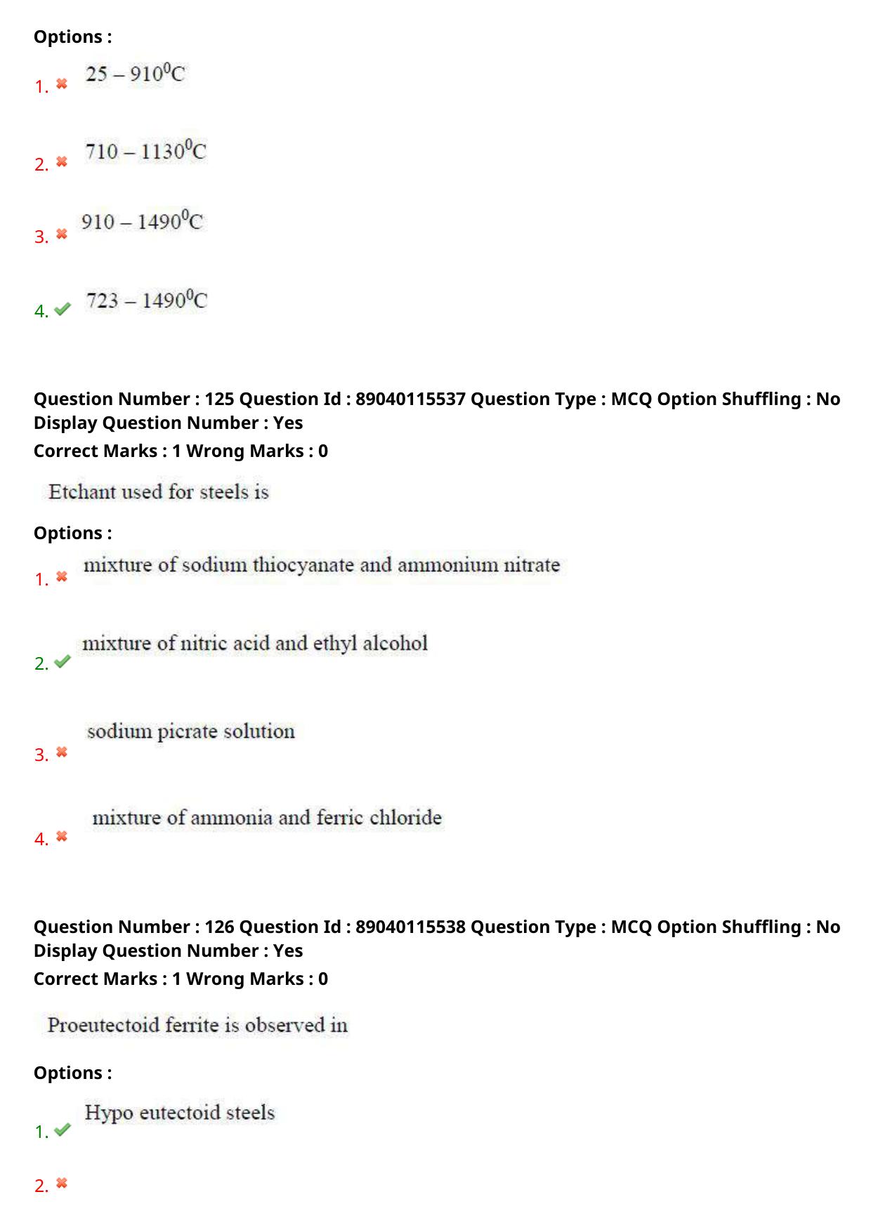 AP ECET 2025 Metallurgical Engineering 06th May 2025 (Shift 2) Question Paper wth Key - Page 61