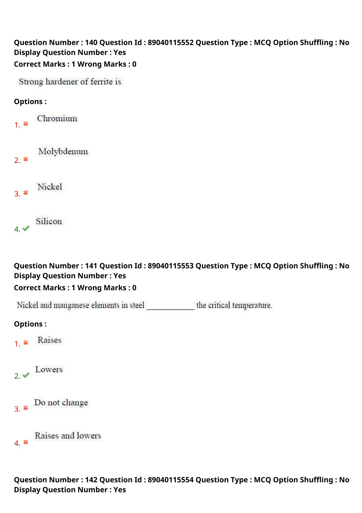 AP ECET 2025 Metallurgical Engineering 06th May 2025 (Shift 2) Question Paper wth Key - Page 68