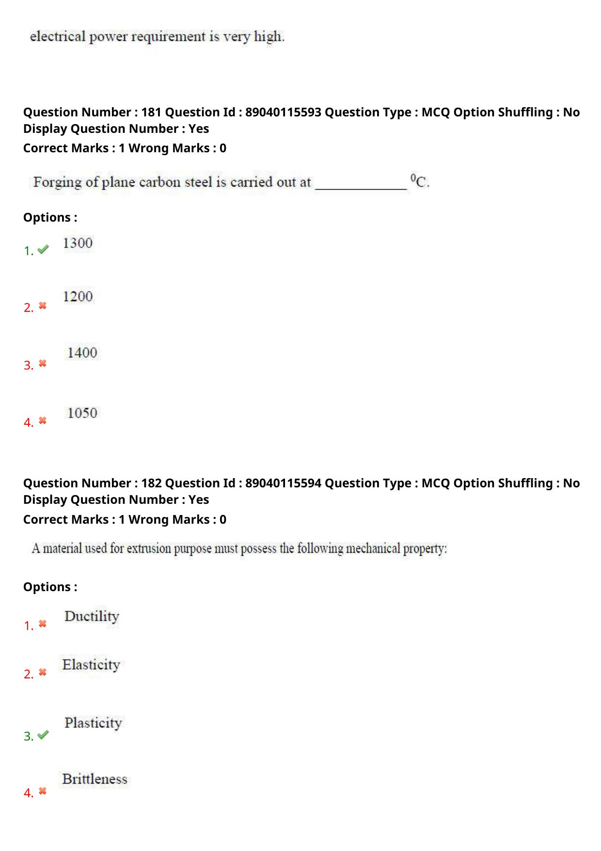 AP ECET 2025 Metallurgical Engineering 06th May 2025 (Shift 2) Question Paper wth Key - Page 87