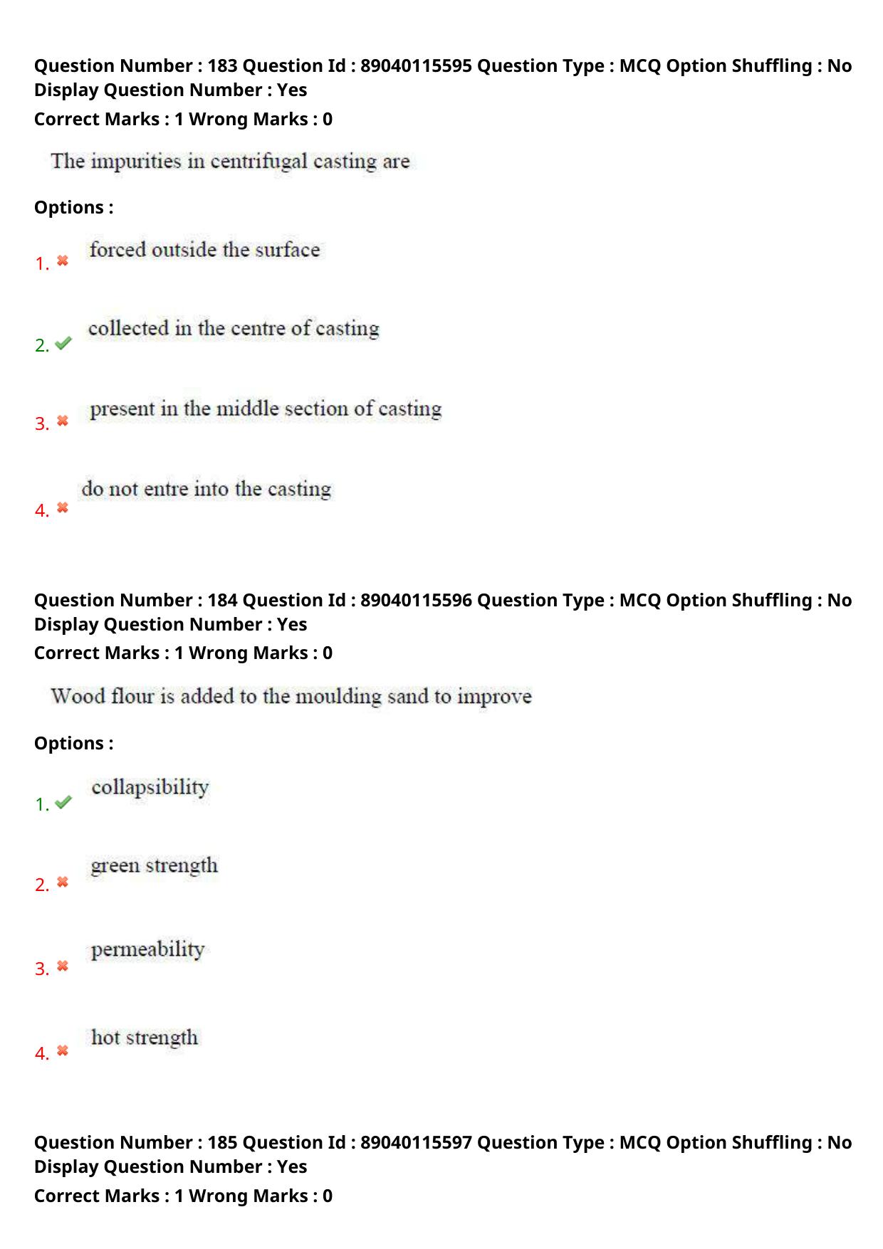 AP ECET 2025 Metallurgical Engineering 06th May 2025 (Shift 2) Question Paper wth Key - Page 88