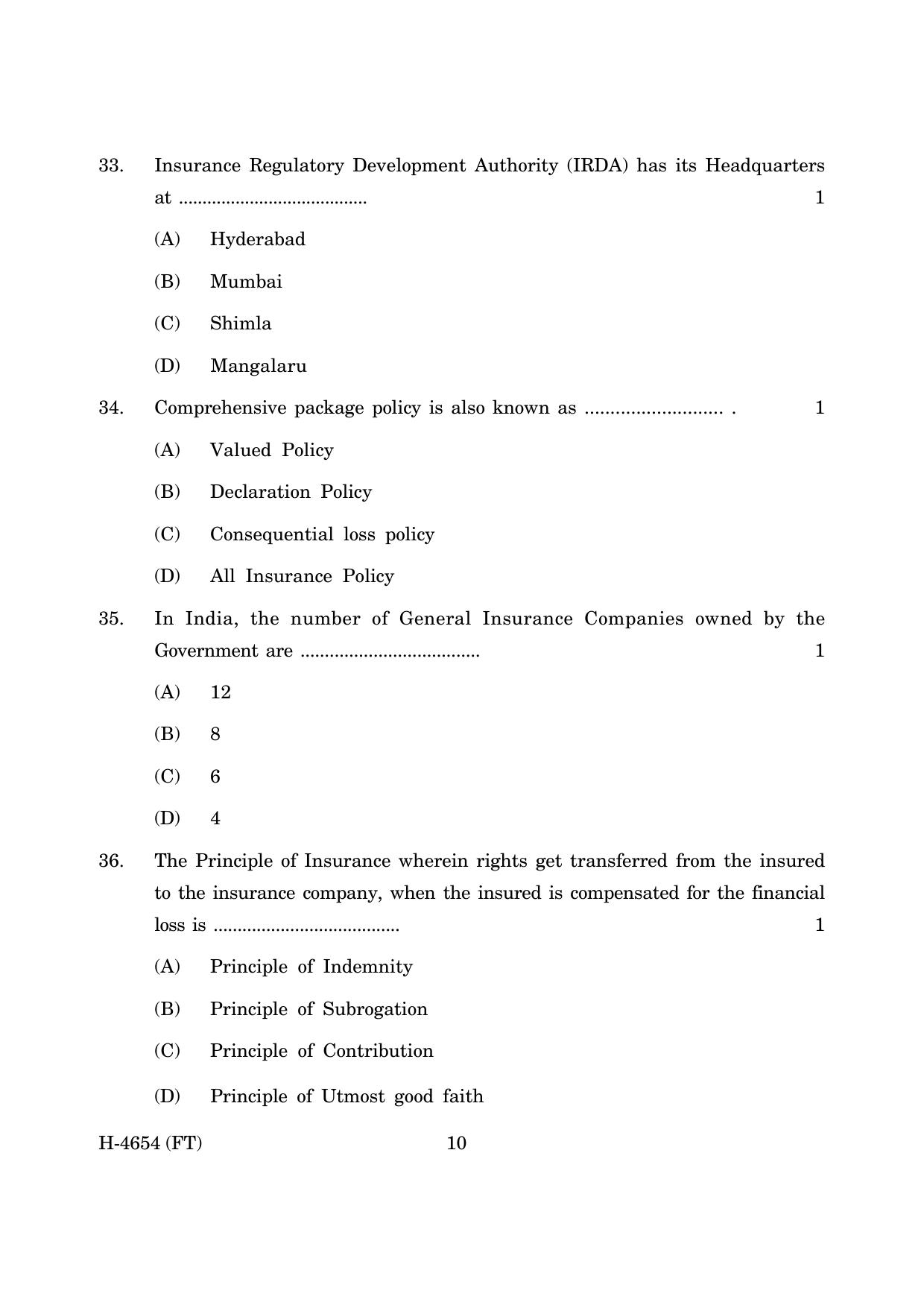 Goa Board Class 12 Secretarial Practice (November 2022) Question Paper - Page 10