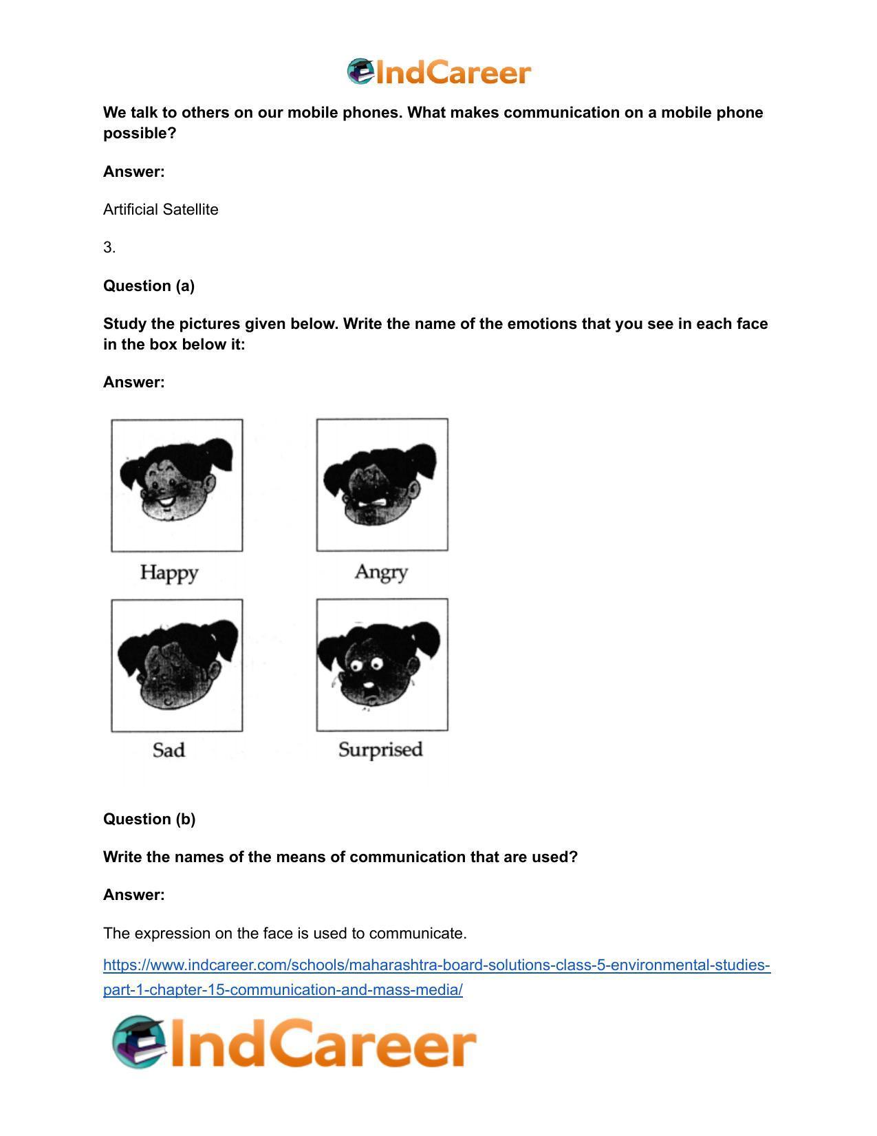Maharashtra Board Solutions Class 5-Environmental Studies (Part 1): Chapter 15- Communication and Mass Media - Page 10
