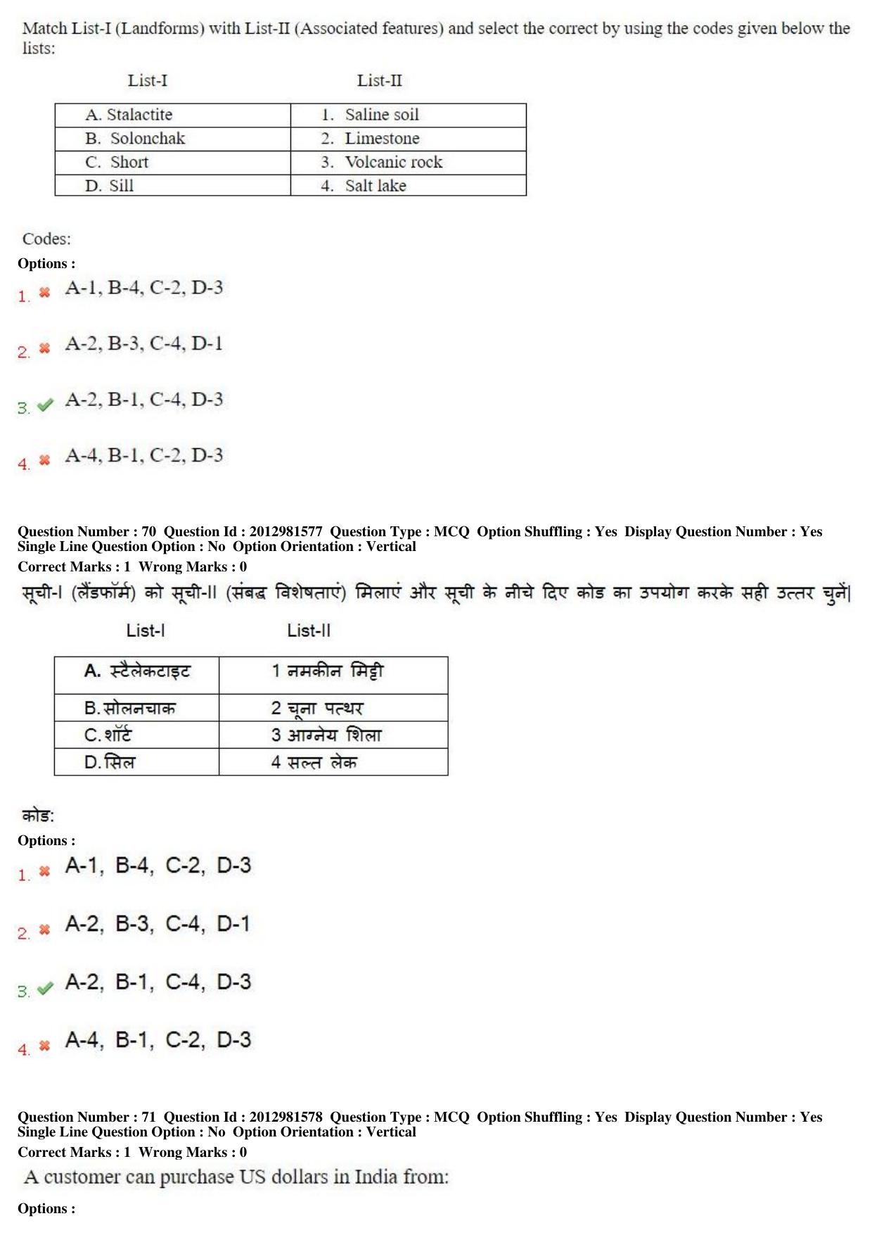 MP CPCT 16th Feb 2019 CPCT Question Paper Shift 1 - Page 51