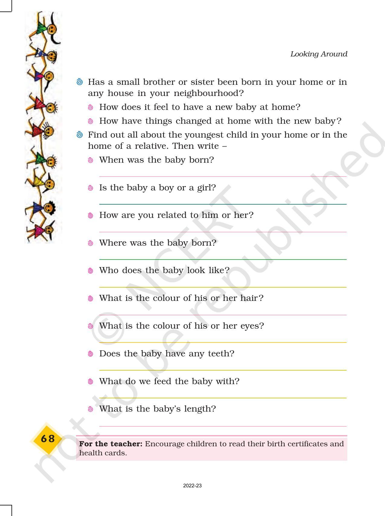 NCERT Book for Class 4 EVS Chapter 9 Changing Families - Page 3