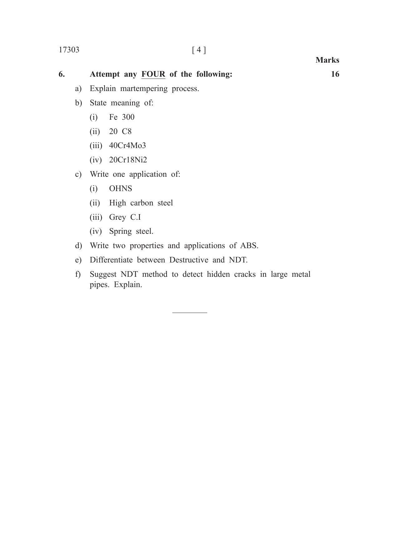 MSBTE Summer Question Paper 2019 - English and Communication Skills - Page 4