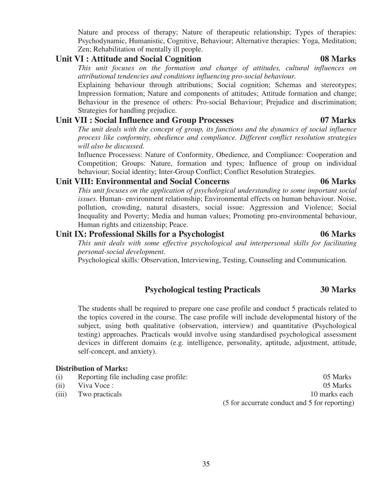 UBSE Class 12 Syllabus - Page 35