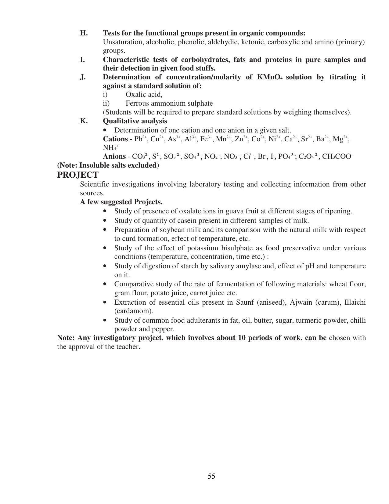 UBSE Class 12 Syllabus - Page 55