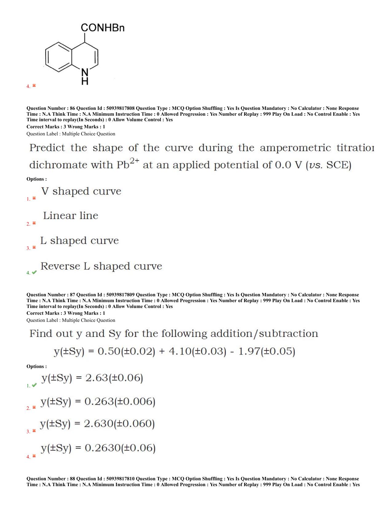 BHU RET Chemistry 2020 Question Paper - Page 41