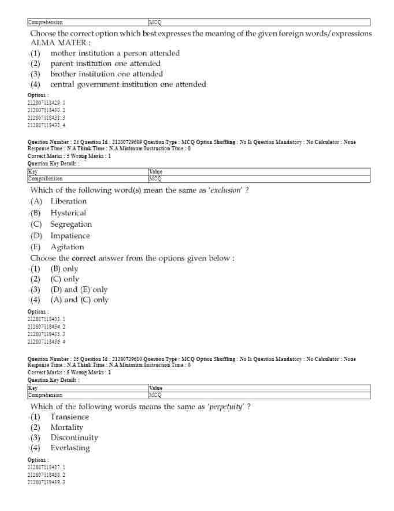 CUET 2023 Domestic Shift 1 Question Papers - 21 June 2023 - Page 18