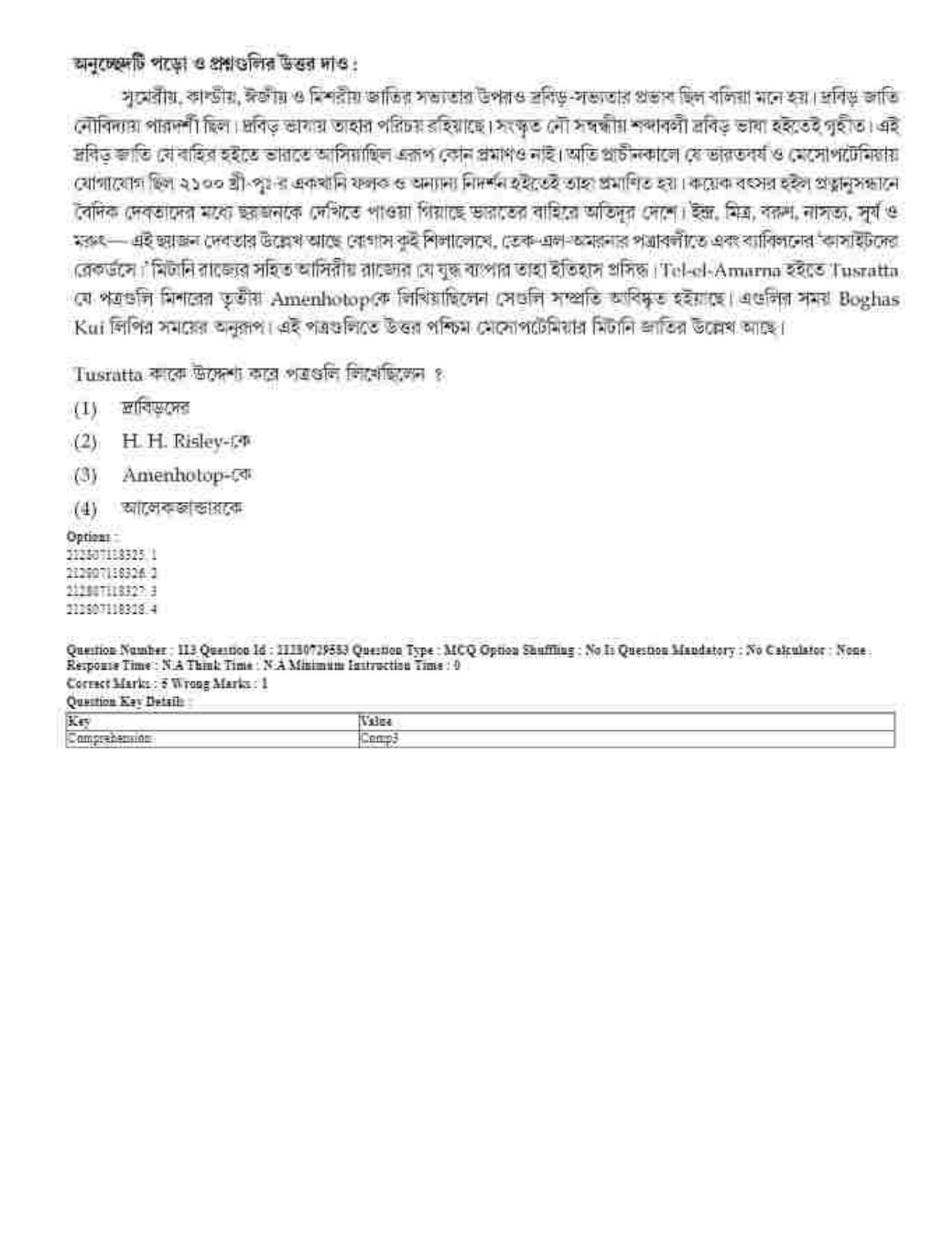 CUET 2023 Domestic Shift 1 Question Papers - 21 June 2023 - Page 68