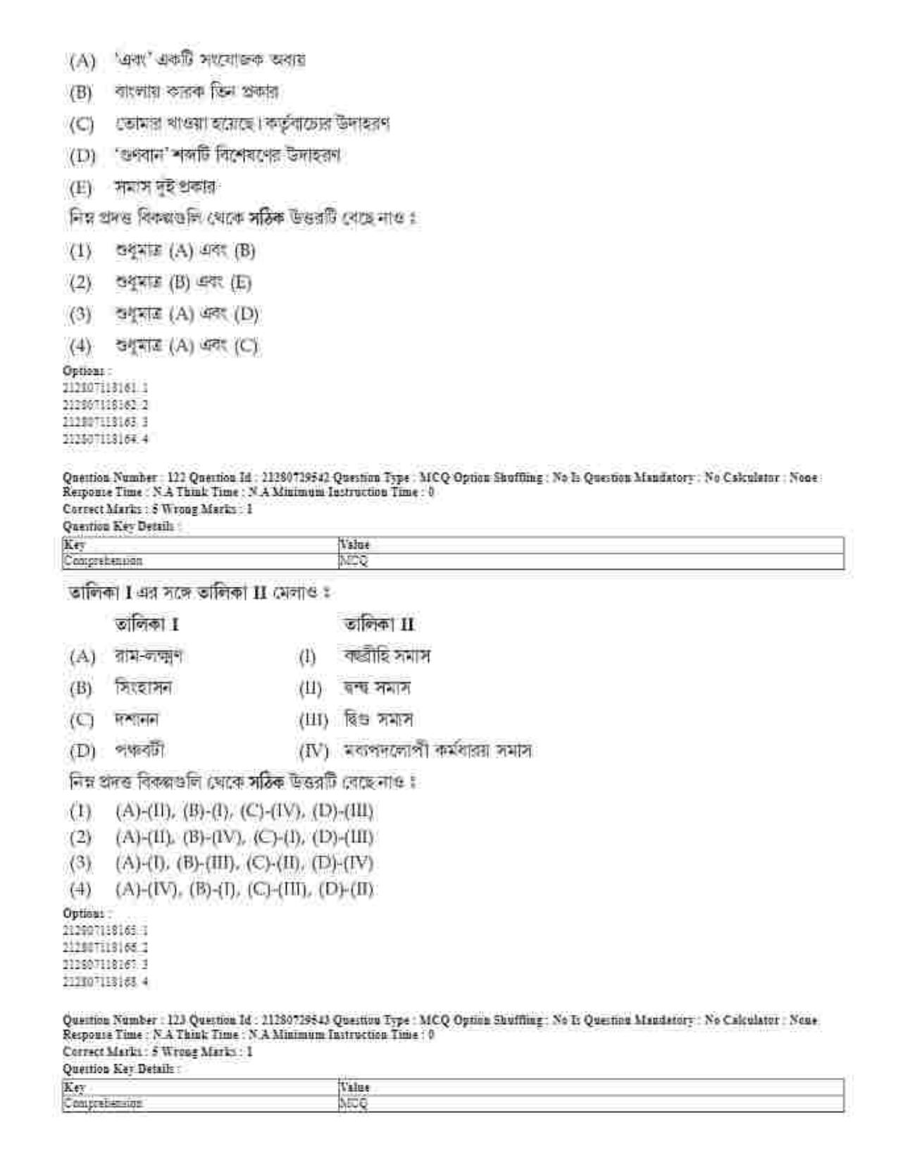 CUET 2023 Domestic Shift 1 Question Papers - 21 June 2023 - Page 74