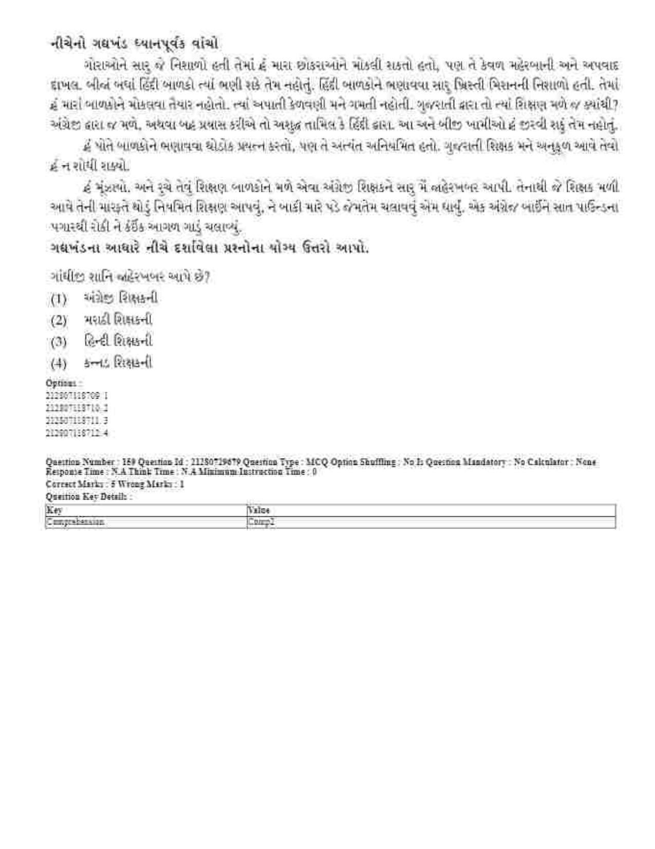 CUET 2023 Domestic Shift 1 Question Papers - 21 June 2023 - Page 94