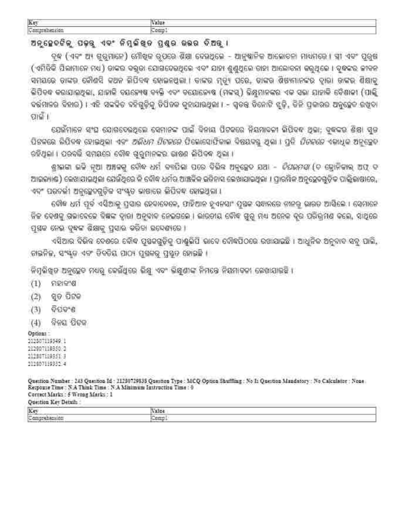 CUET 2023 Domestic Shift 1 Question Papers - 21 June 2023 - Page 381