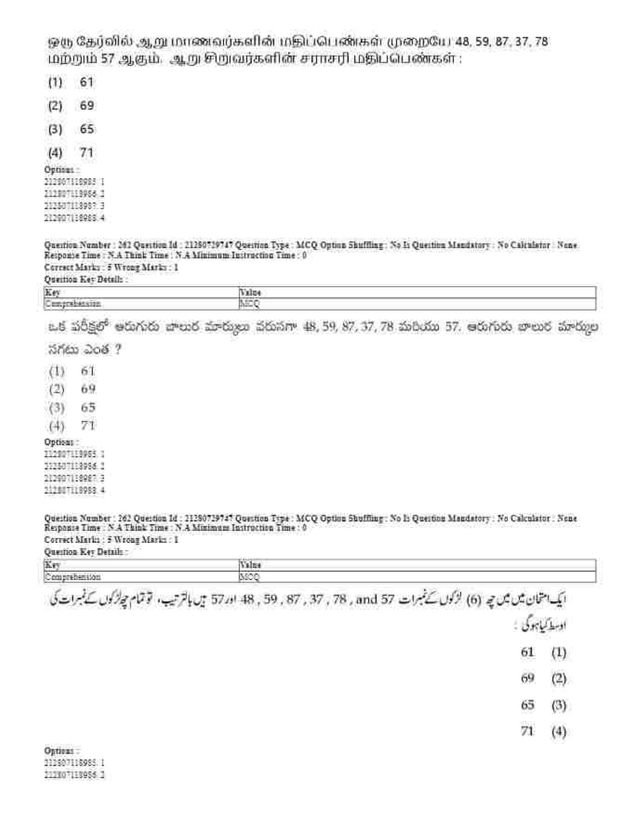 CUET 2023 Domestic Shift 1 Question Papers - 21 June 2023 - Page 537