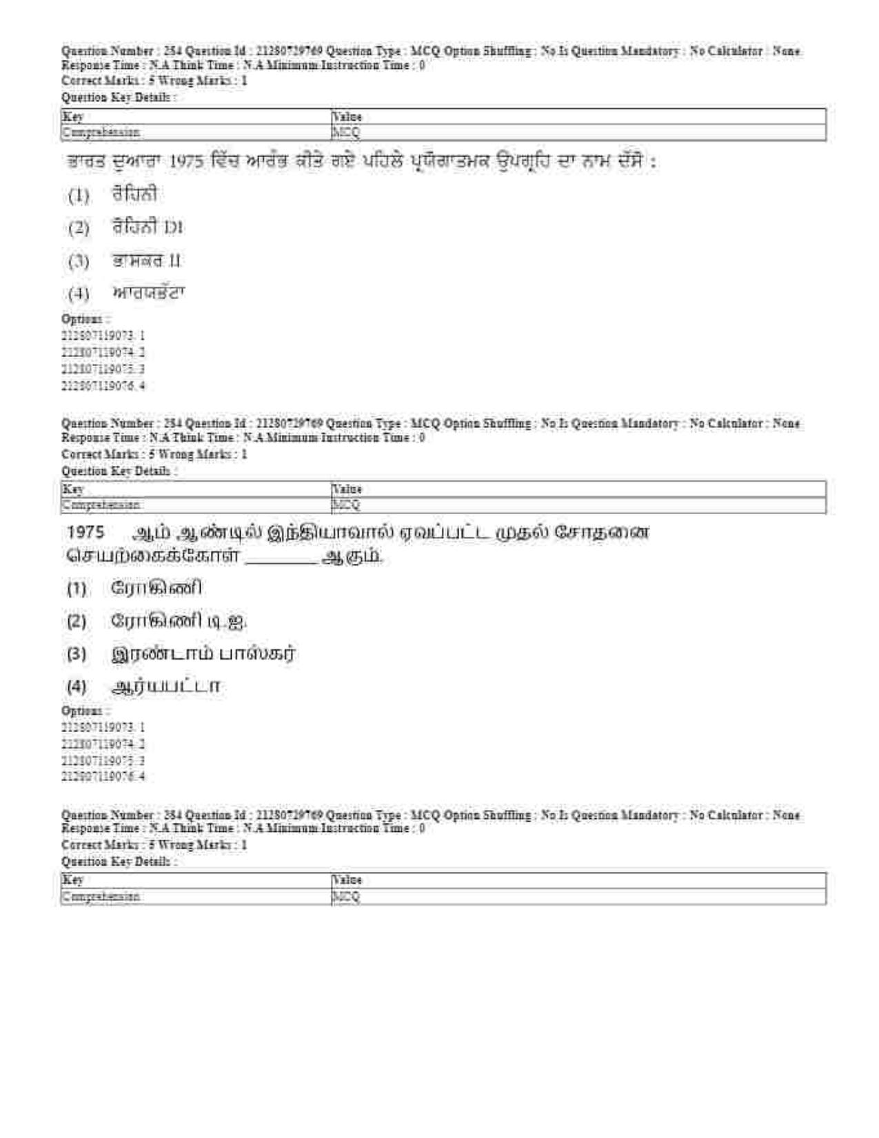 CUET 2023 Domestic Shift 1 Question Papers - 21 June 2023 - Page 651