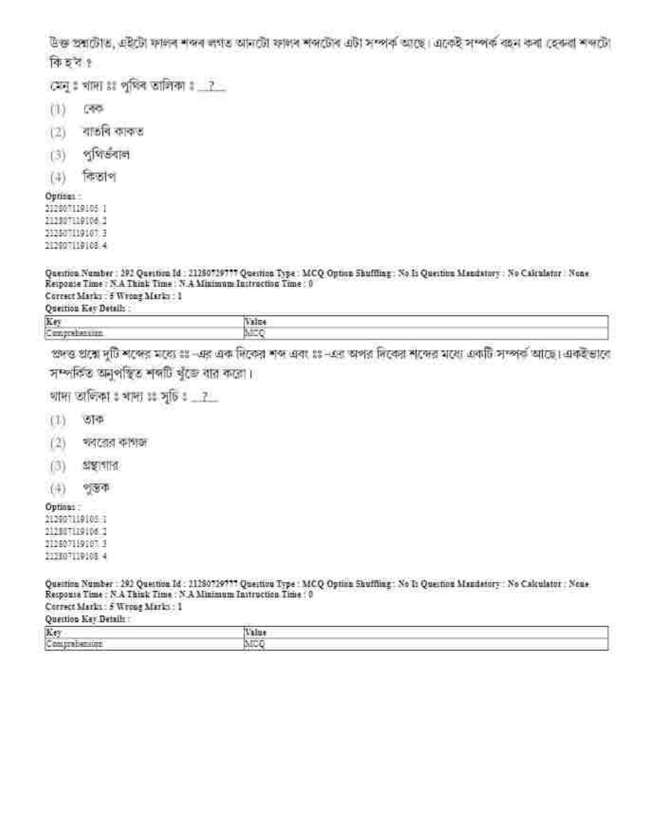 CUET 2023 Domestic Shift 1 Question Papers - 21 June 2023 - Page 689