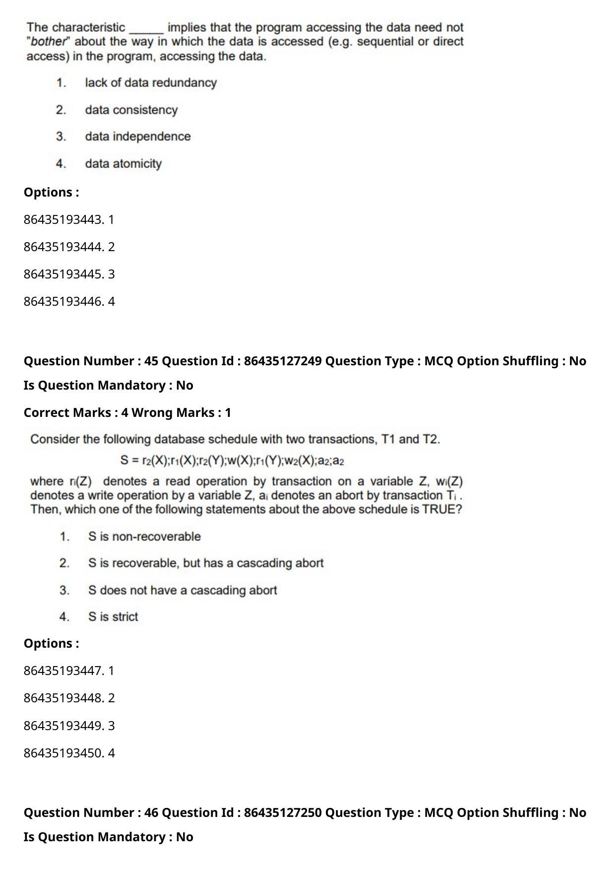 CUET PG 2021 PGQP54 Question Paper - Page 27