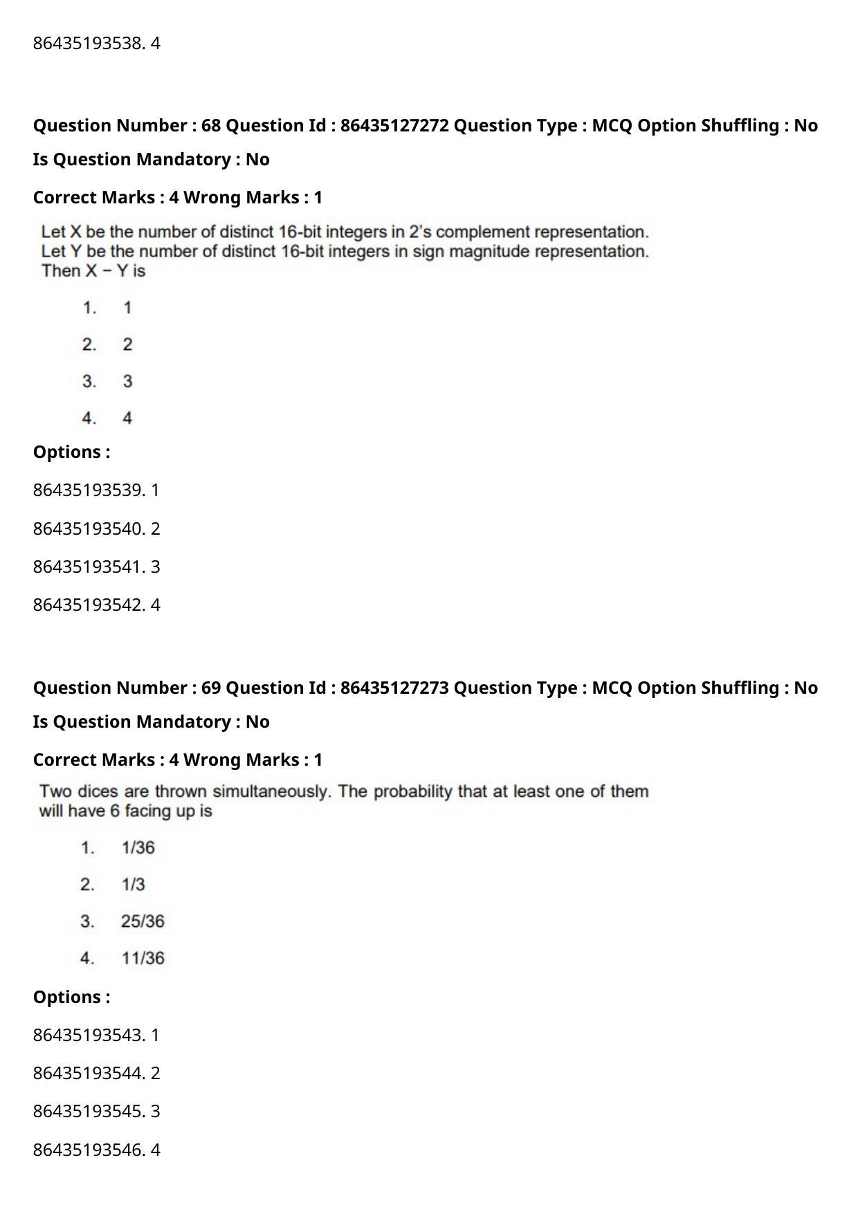 CUET PG 2021 PGQP54 Question Paper - Page 42