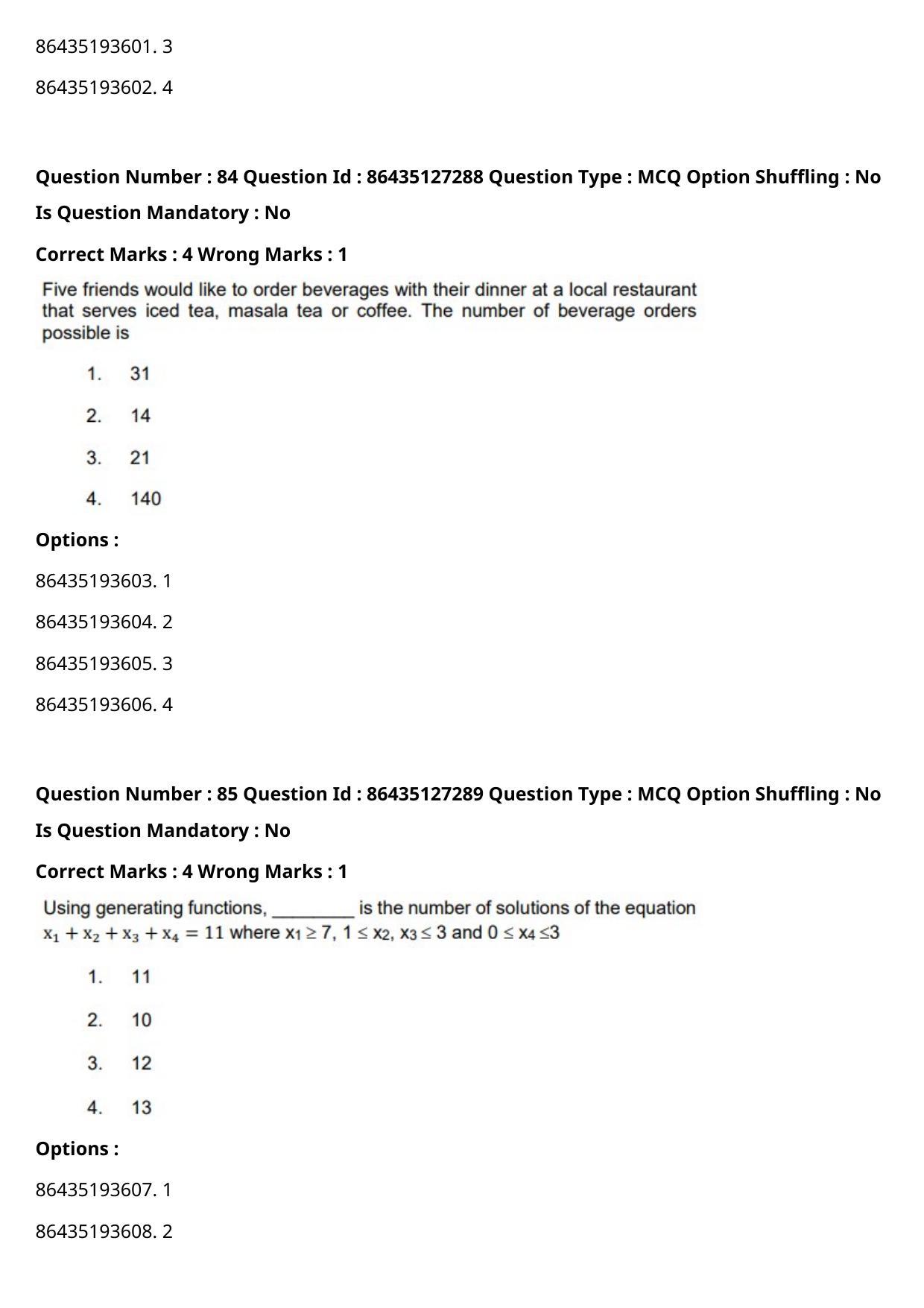 CUET PG 2021 PGQP54 Question Paper - Page 51
