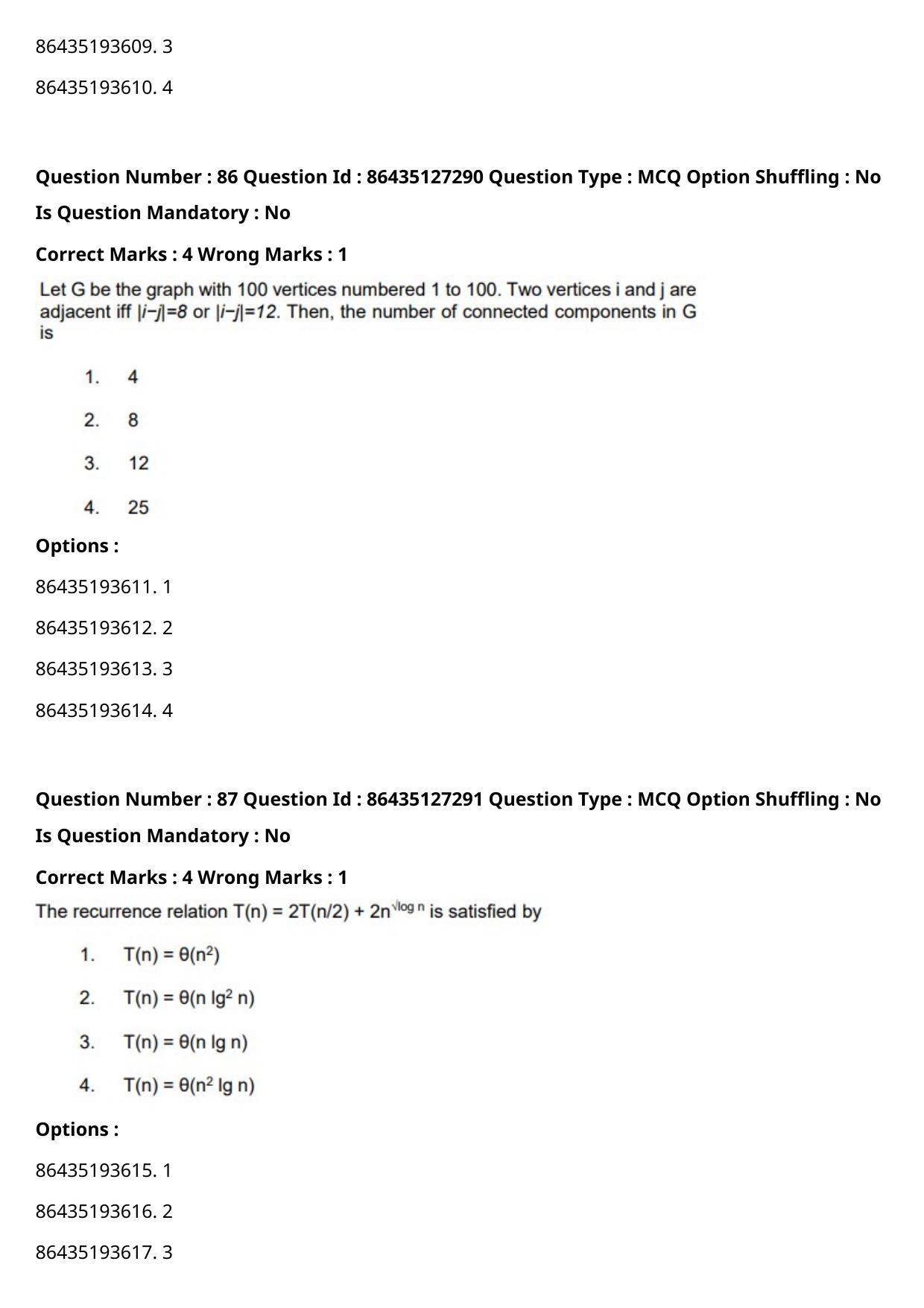 CUET PG 2021 PGQP54 Question Paper - Page 52