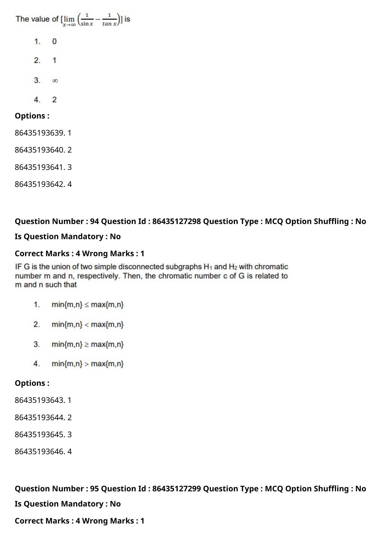 CUET PG 2021 PGQP54 Question Paper - Page 56