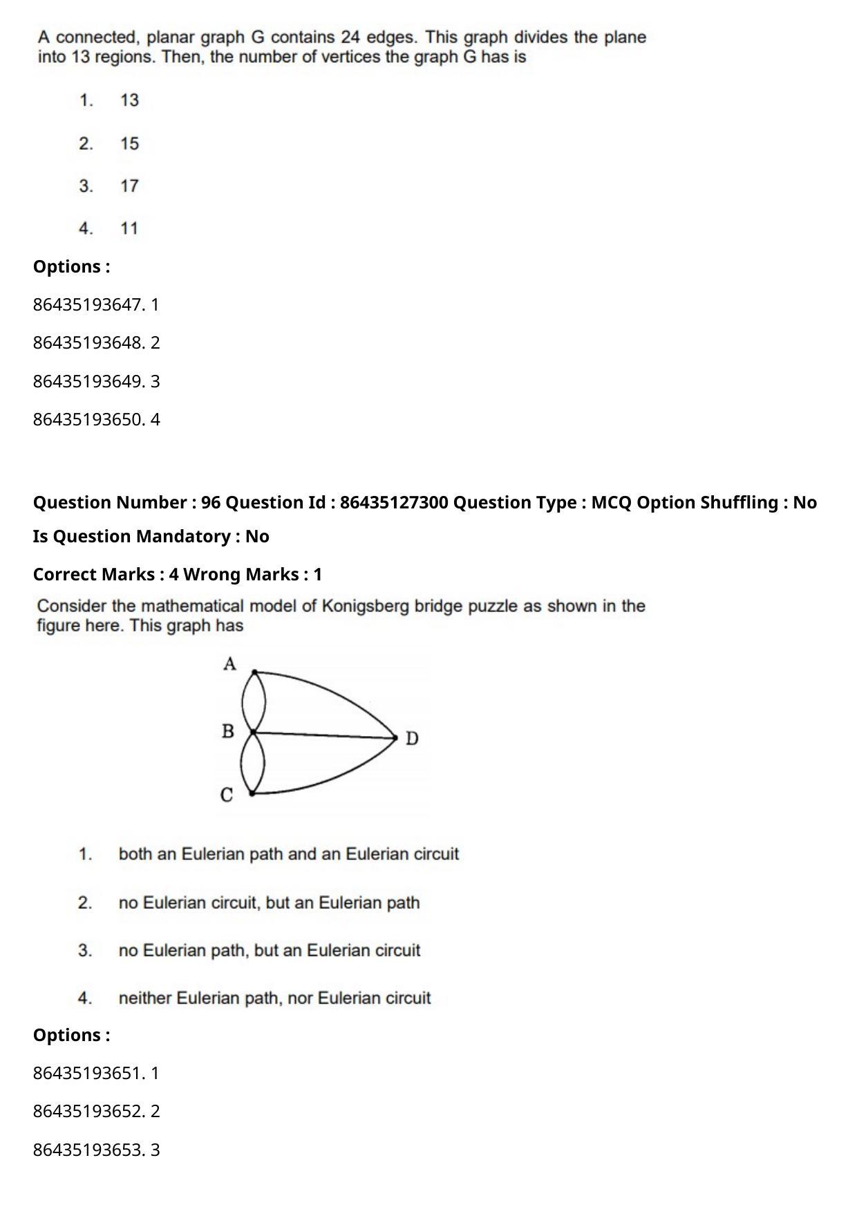 CUET PG 2021 PGQP54 Question Paper - Page 57