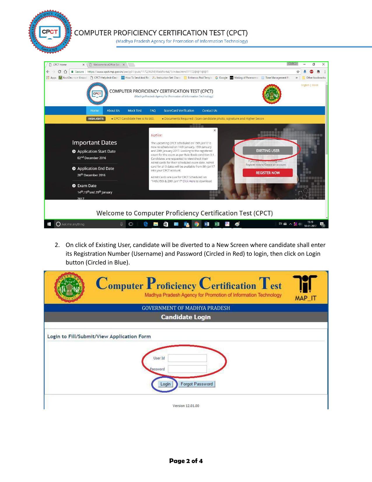 MP CPCT Result - Page 2