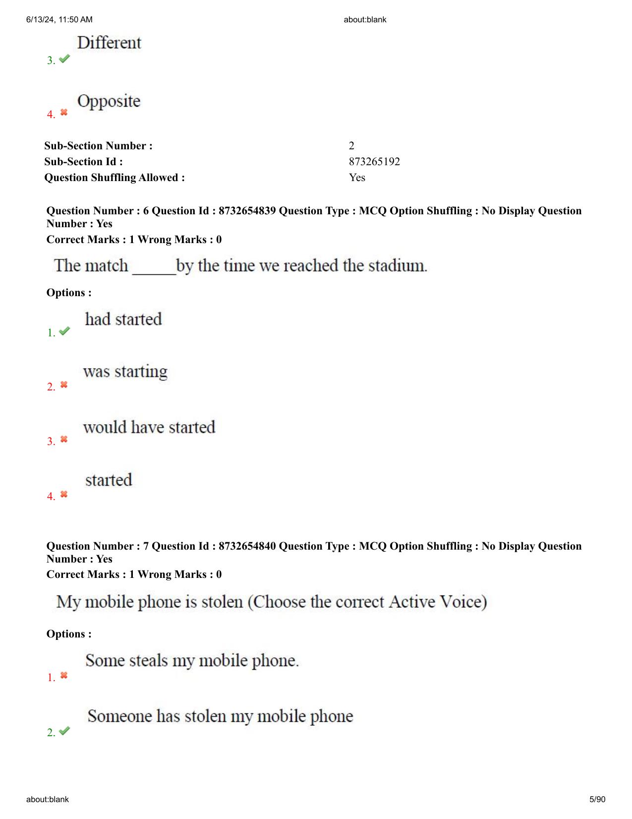 AP EDCET 2024 Mathematics Question Paper with Answer Key (English) - Page 5