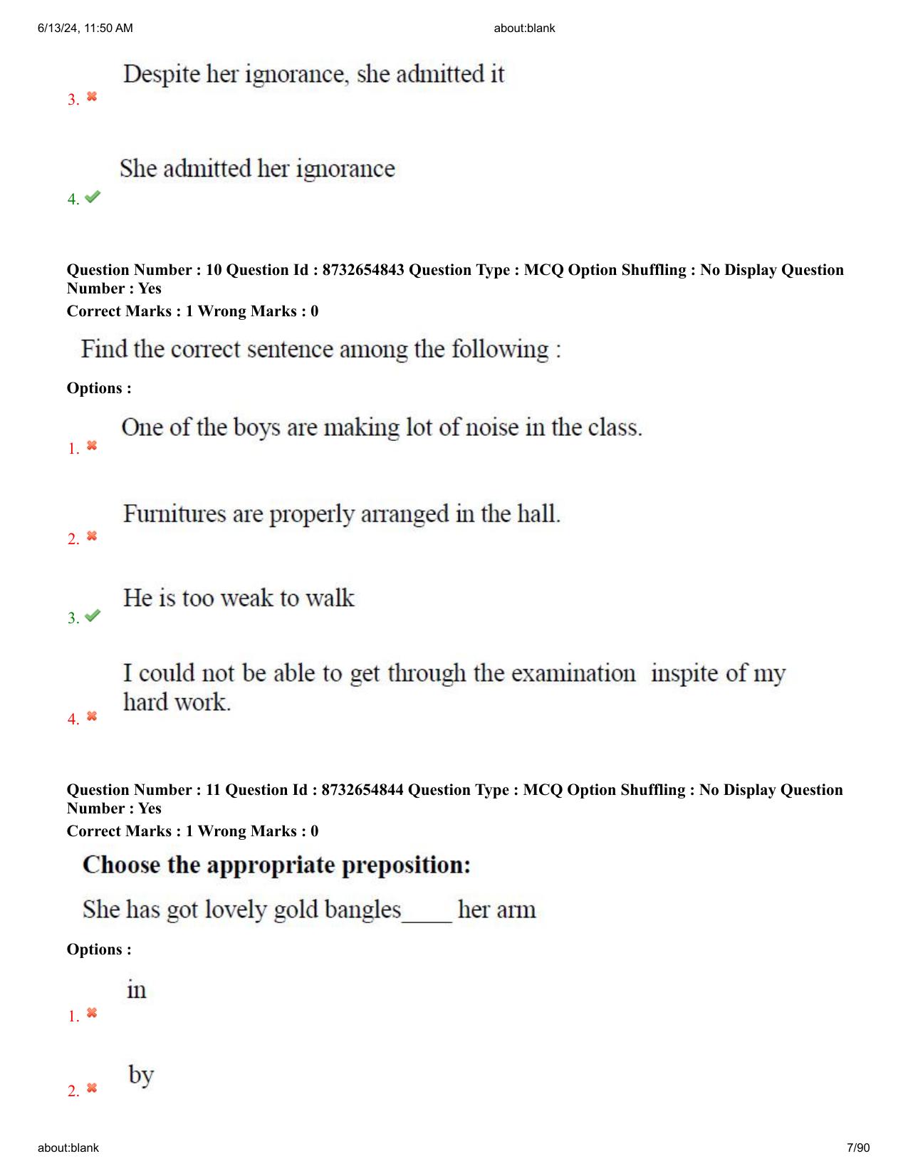 AP EDCET 2024 Mathematics Question Paper with Answer Key (English) - Page 7