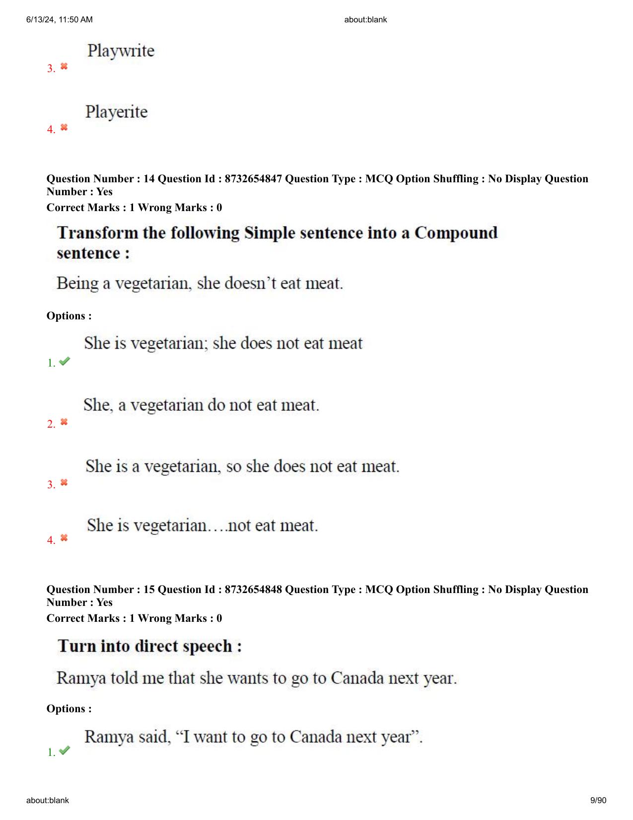 AP EDCET 2024 Mathematics Question Paper with Answer Key (English) - Page 9