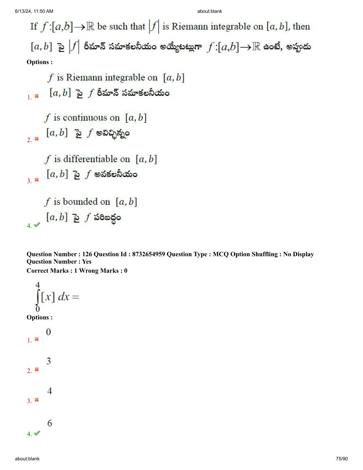 AP EDCET 2024 Mathematics Question Paper with Answer Key (English) - Page 75