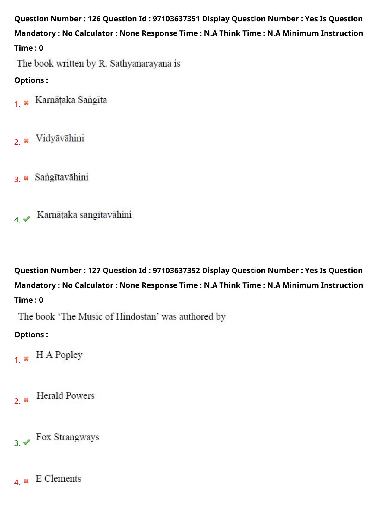 AP RCET 2024 Music Question Paper (04-05-2024 (Saturday) Session-II) - Page 73