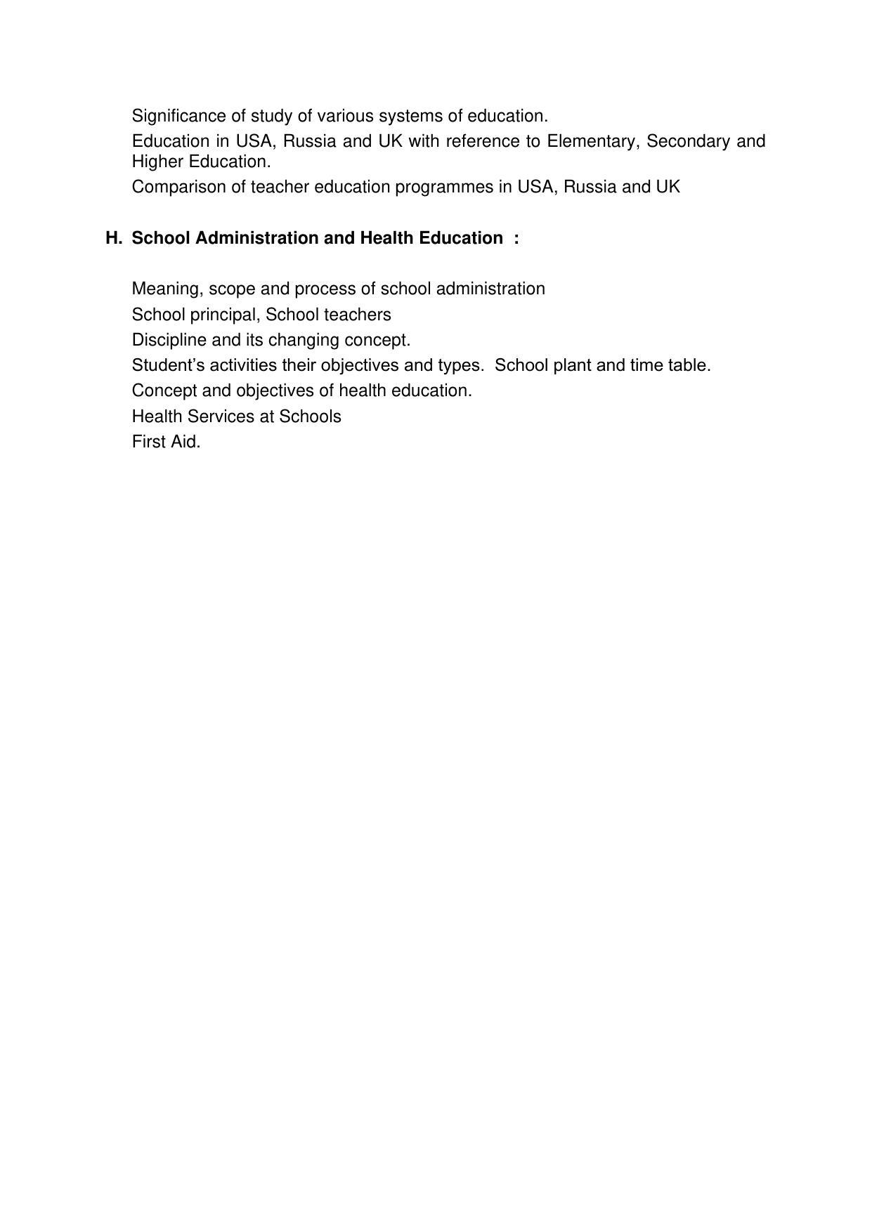 AMU Entrance Exam: M.A. Education Syllabus - Page 3