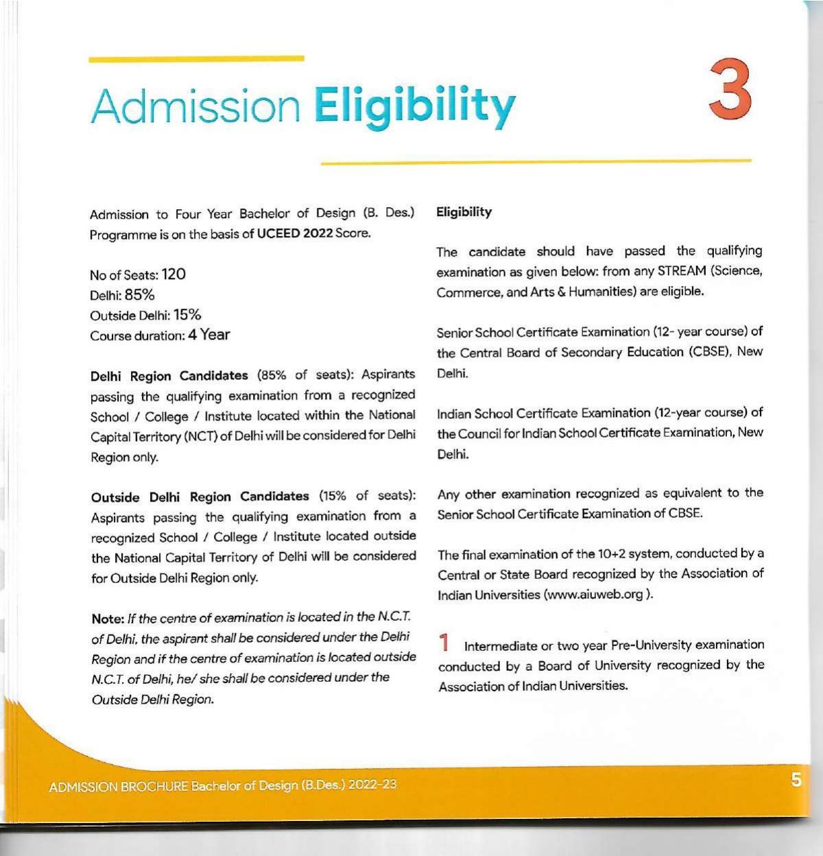 Delhi Technological University, Delhi Admission Brochure 2022-23 - Page 18