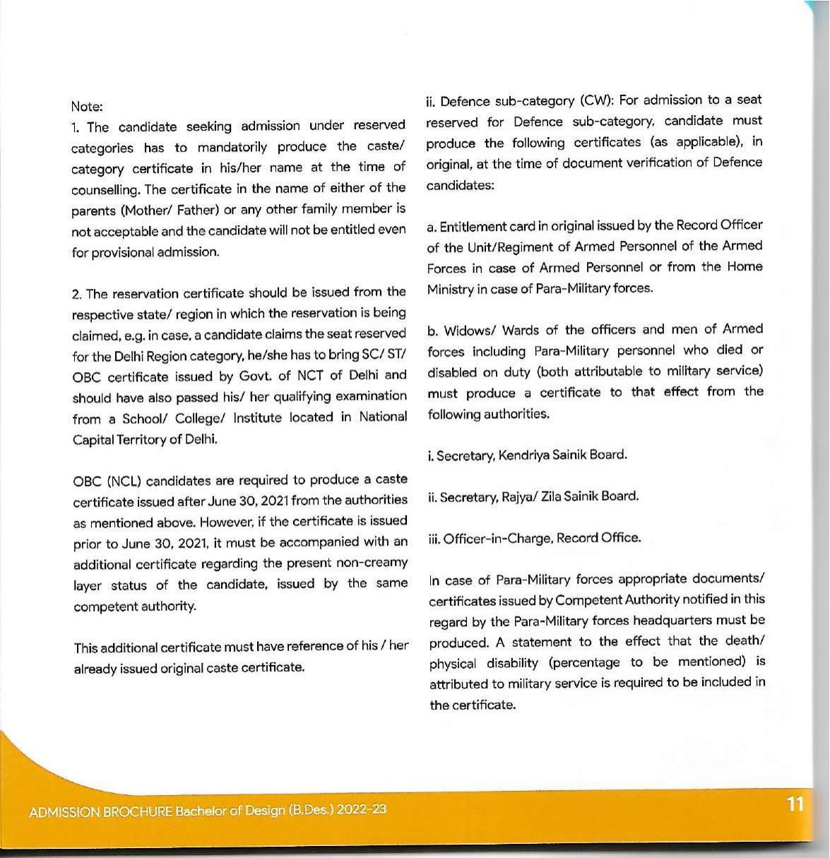 Delhi Technological University, Delhi Admission Brochure 2022-23 - Page 24