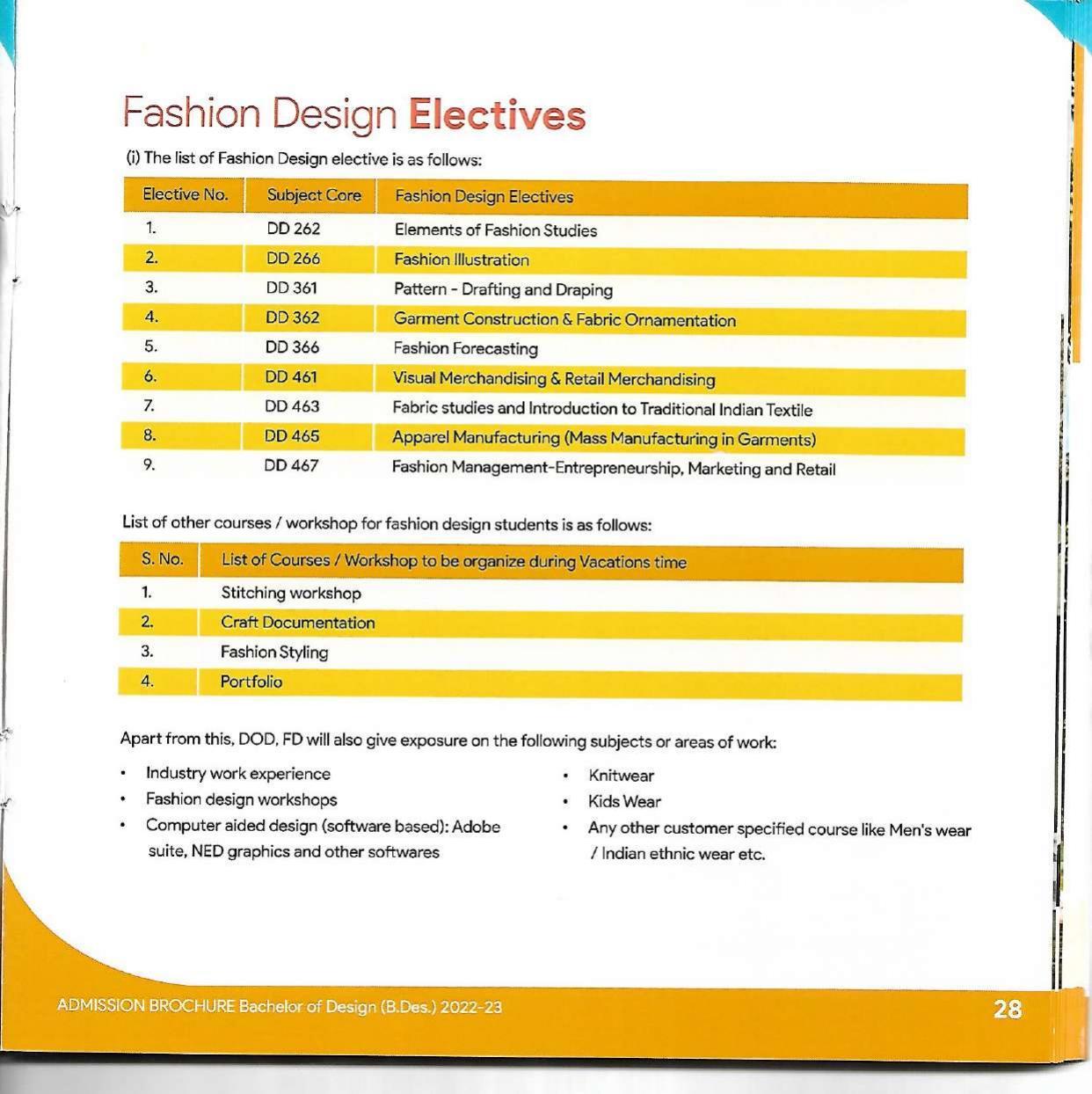 Delhi Technological University, Delhi Admission Brochure 2022-23 - Page 41