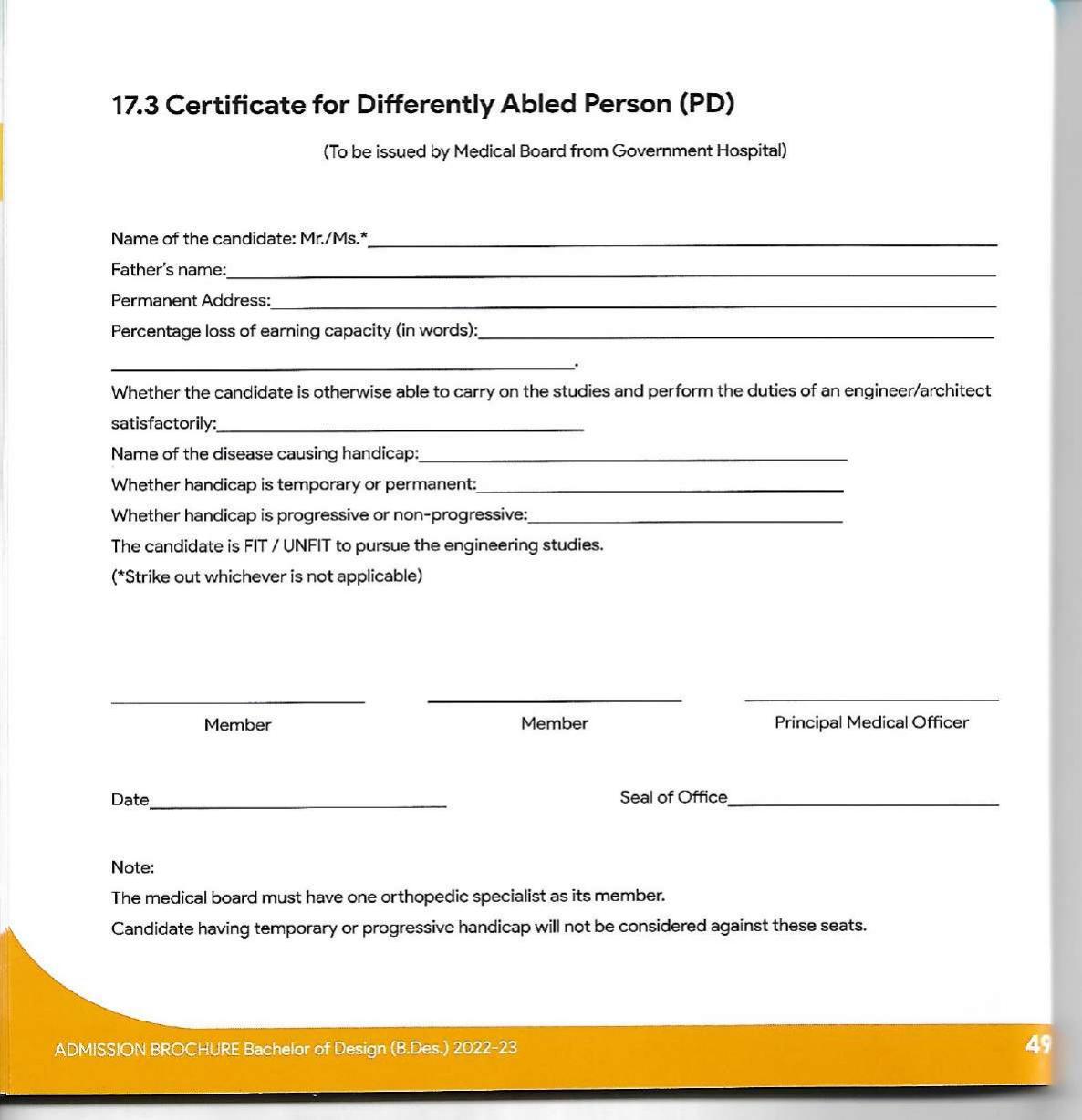 Delhi Technological University, Delhi Admission Brochure 2022-23 - Page 62