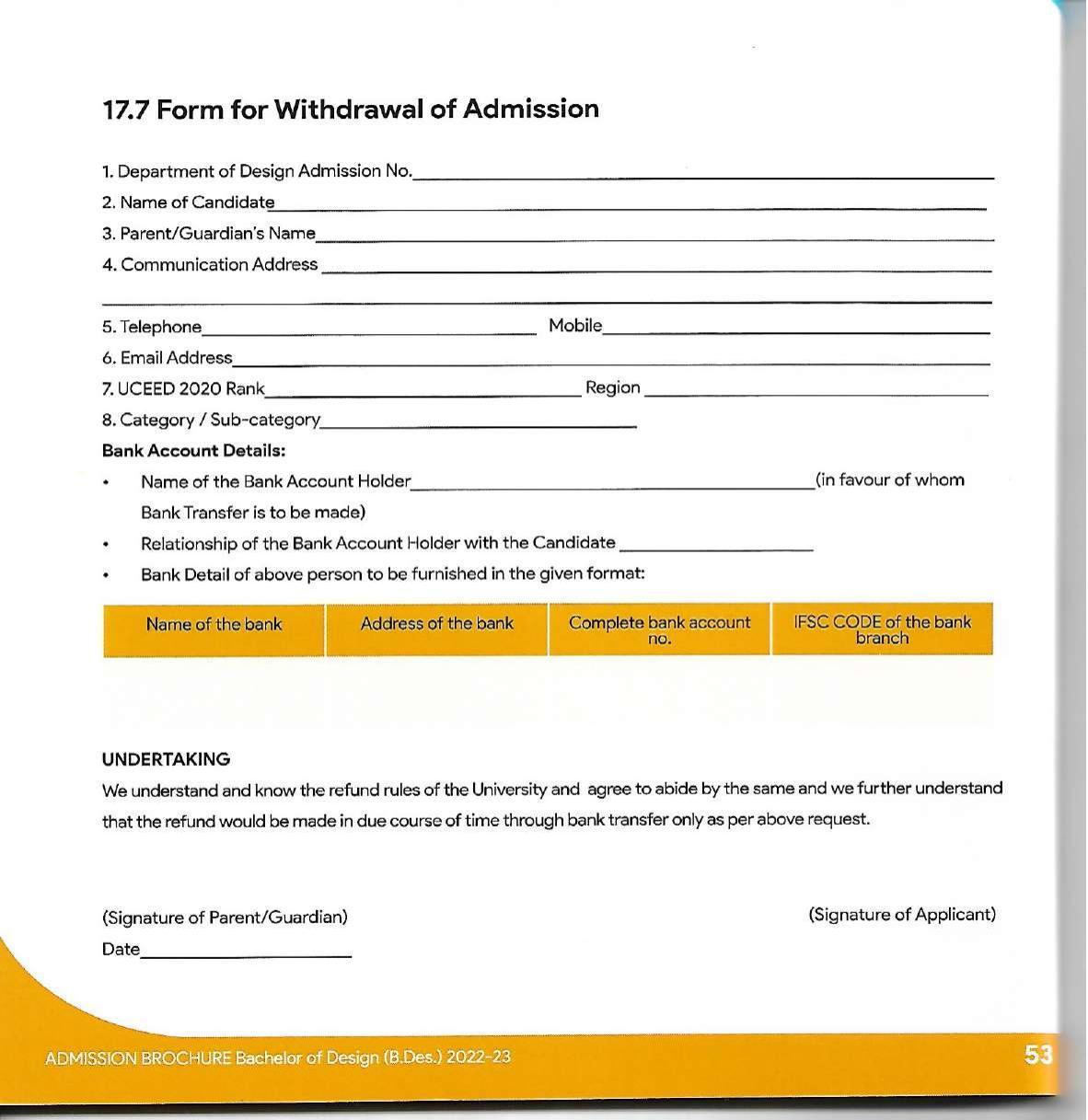 Delhi Technological University, Delhi Admission Brochure 2022-23 - Page 66