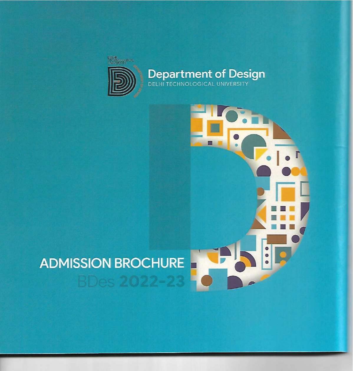 Delhi Technological University, Delhi Admission Brochure 2022-23 - Page 68