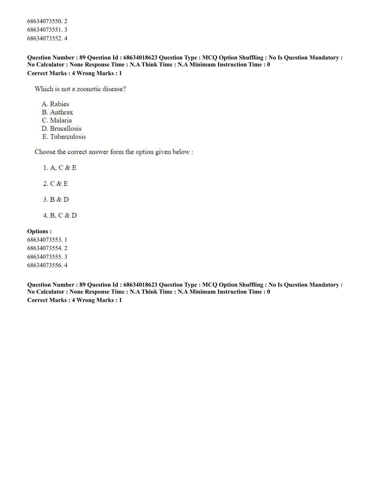 CUET PG 2023: COQP22 – Hospital Management(ENG) - Shift 3 (13-06-2023) Question Paper - Page 87
