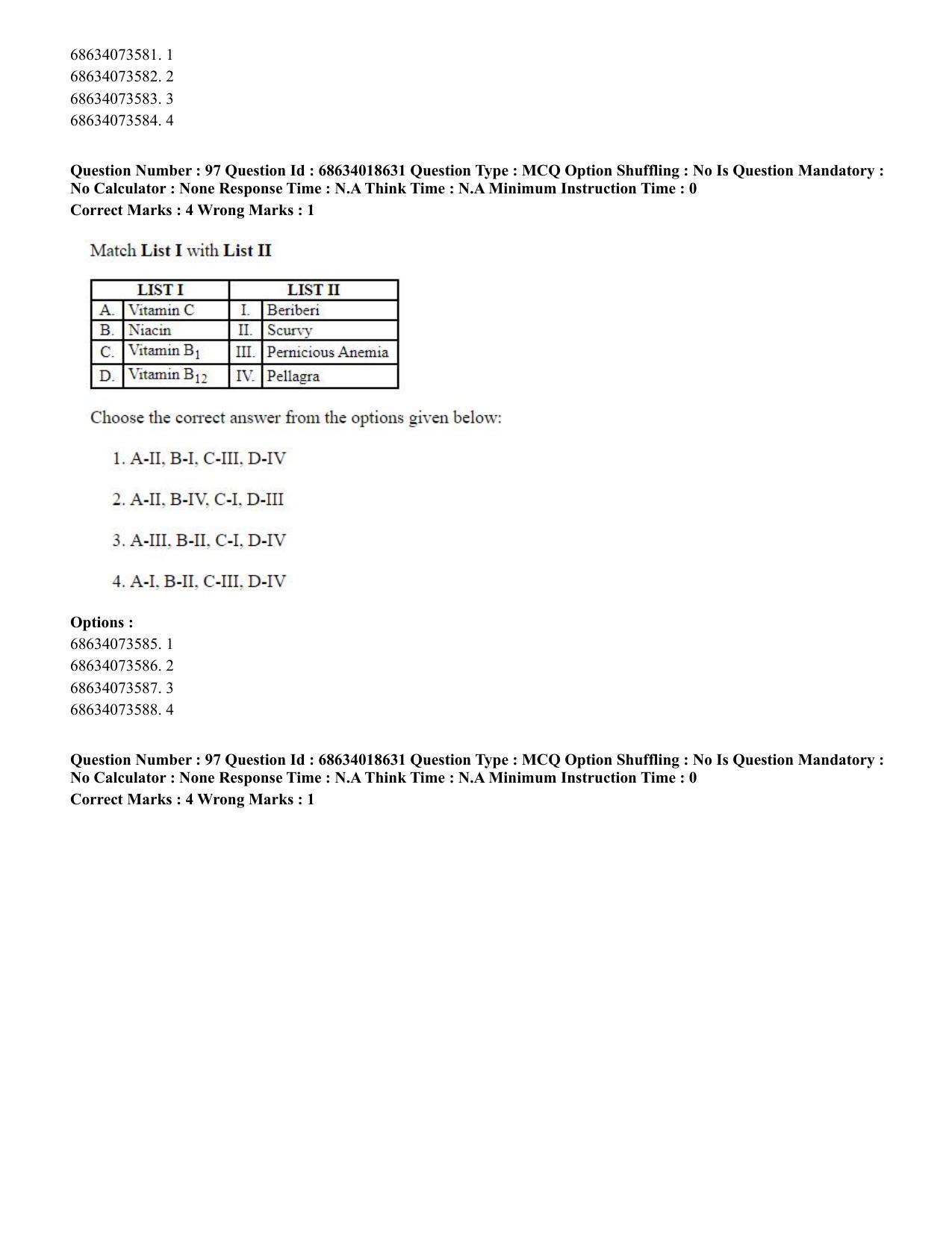 CUET PG 2023: COQP22 – Hospital Management(ENG) - Shift 3 (13-06-2023) Question Paper - Page 96